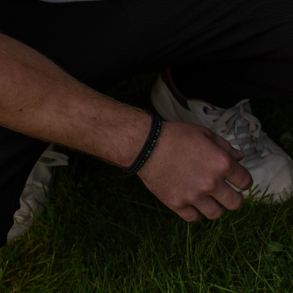 GRÜNES TIGERAUGE ARMBAND