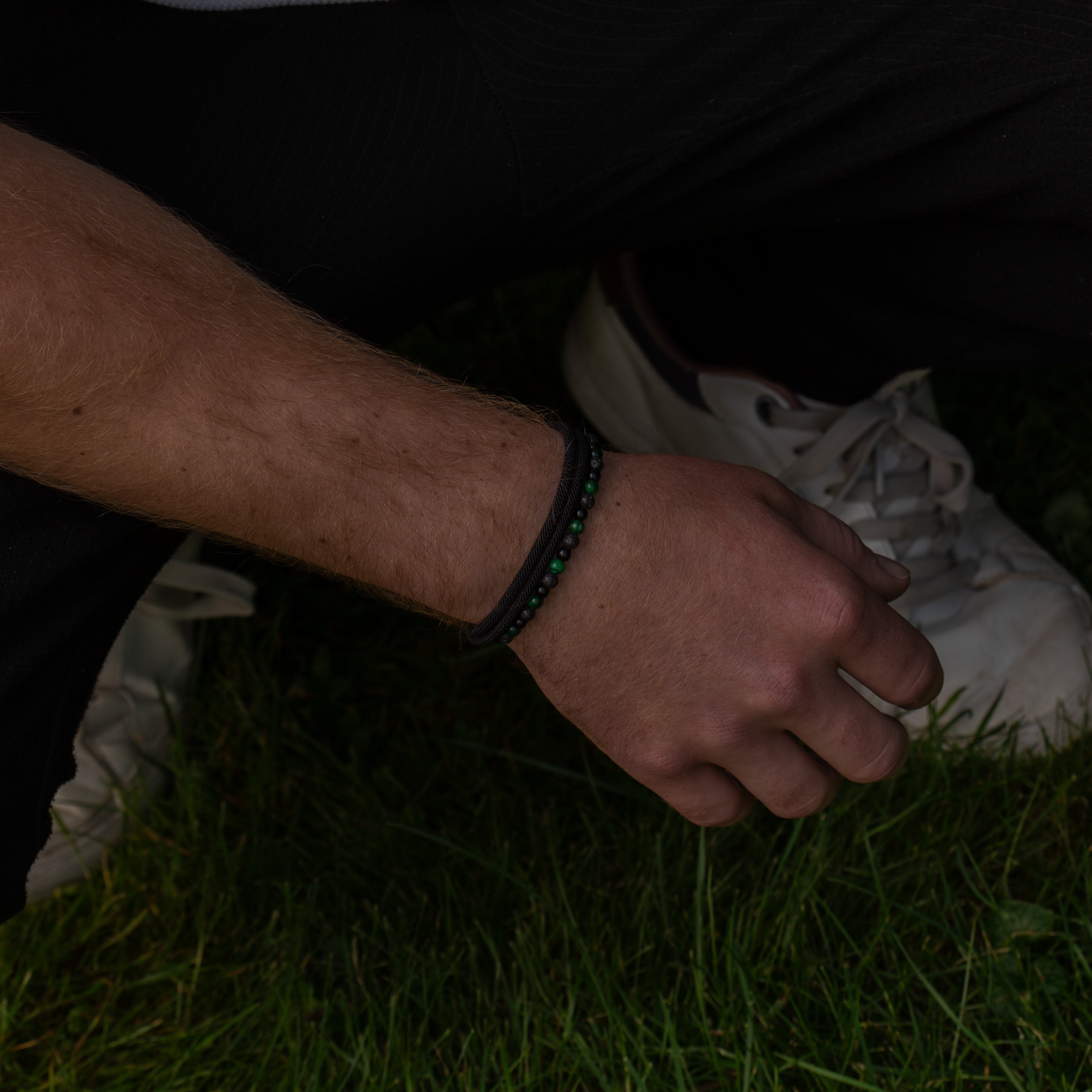 GRÜNES TIGERAUGE ARMBAND