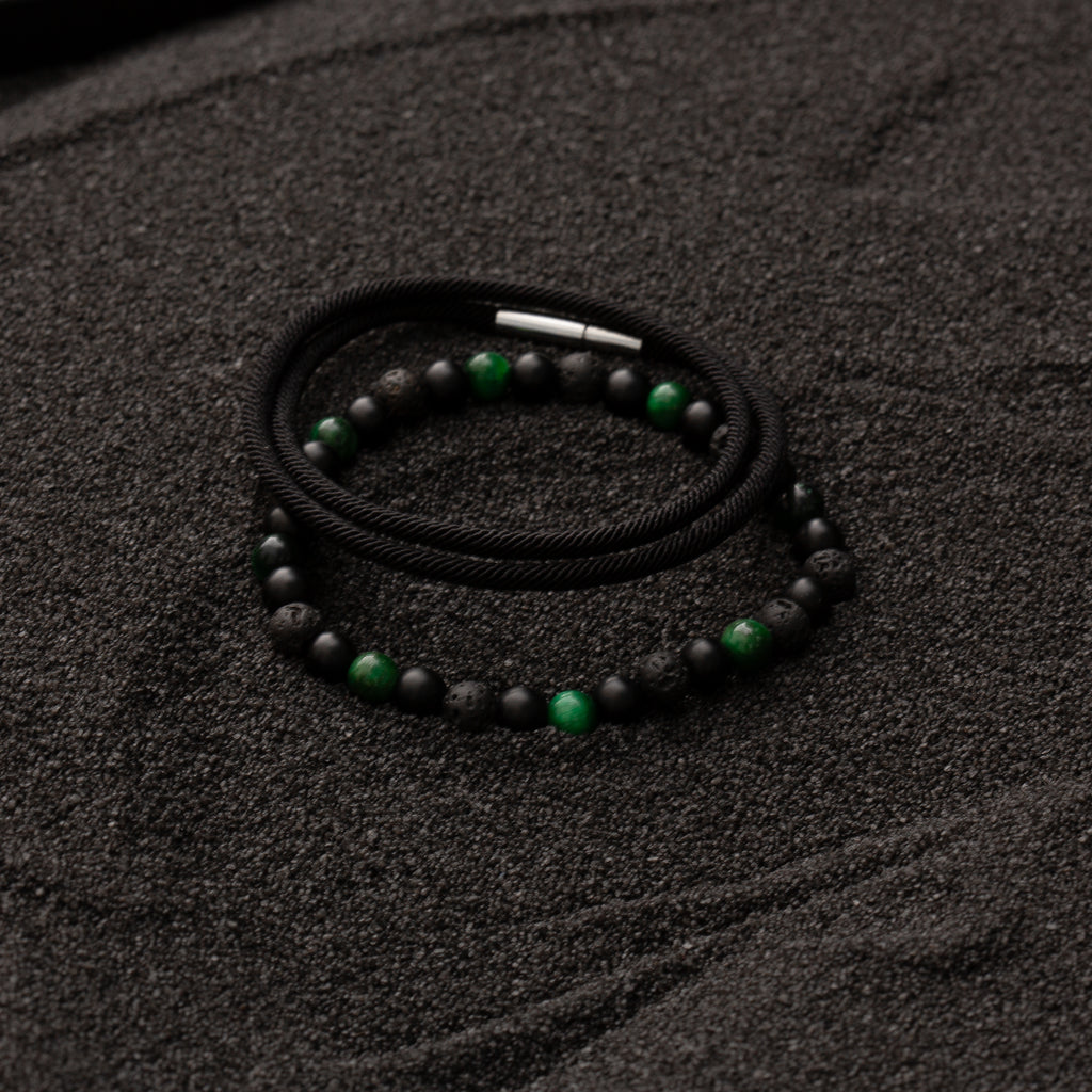 GRÜNES TIGERAUGE ARMBAND