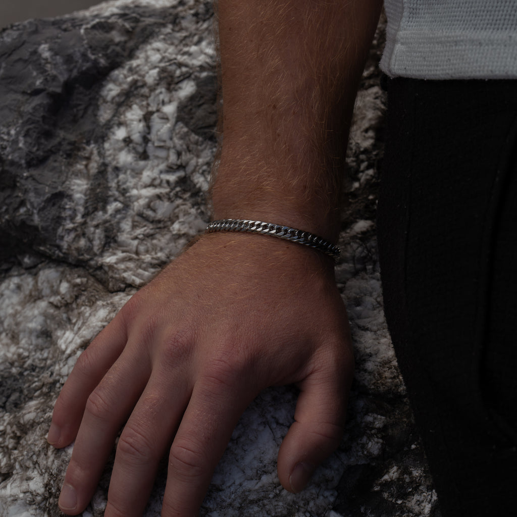 EDELSTAHL ARMBAND 7 MM