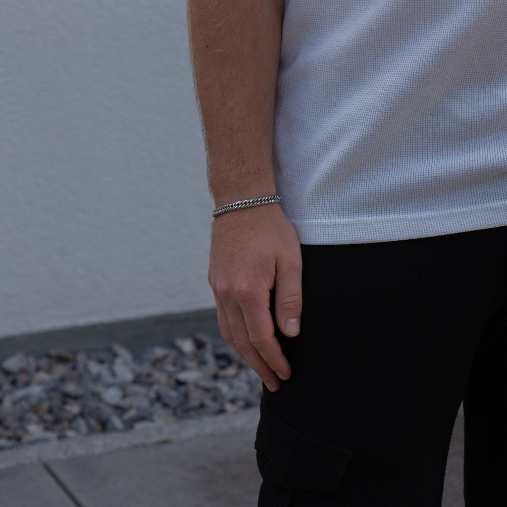 EDELSTAHL ARMBAND 7 MM