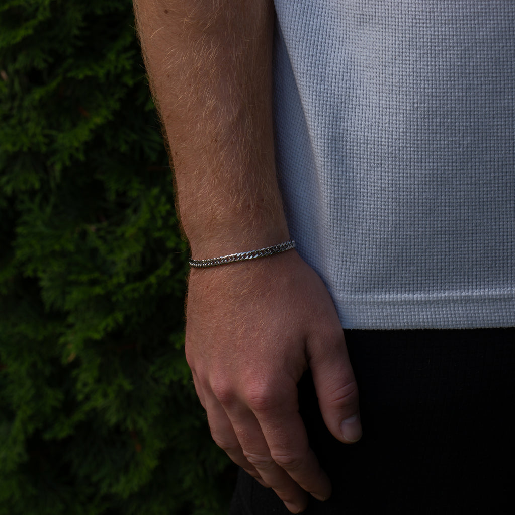 EDELSTAHL ARMBAND 5 MM