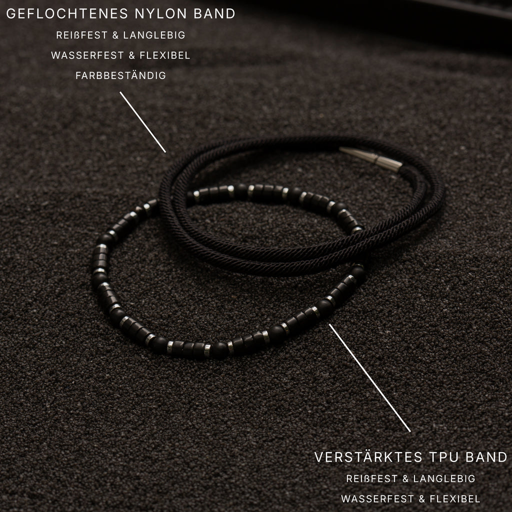 HÄMATIT UND ONYX ARMBAND