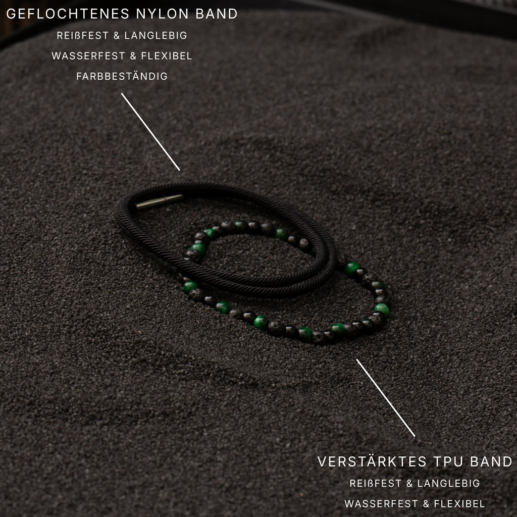 GRÜNES TIGERAUGE ARMBAND