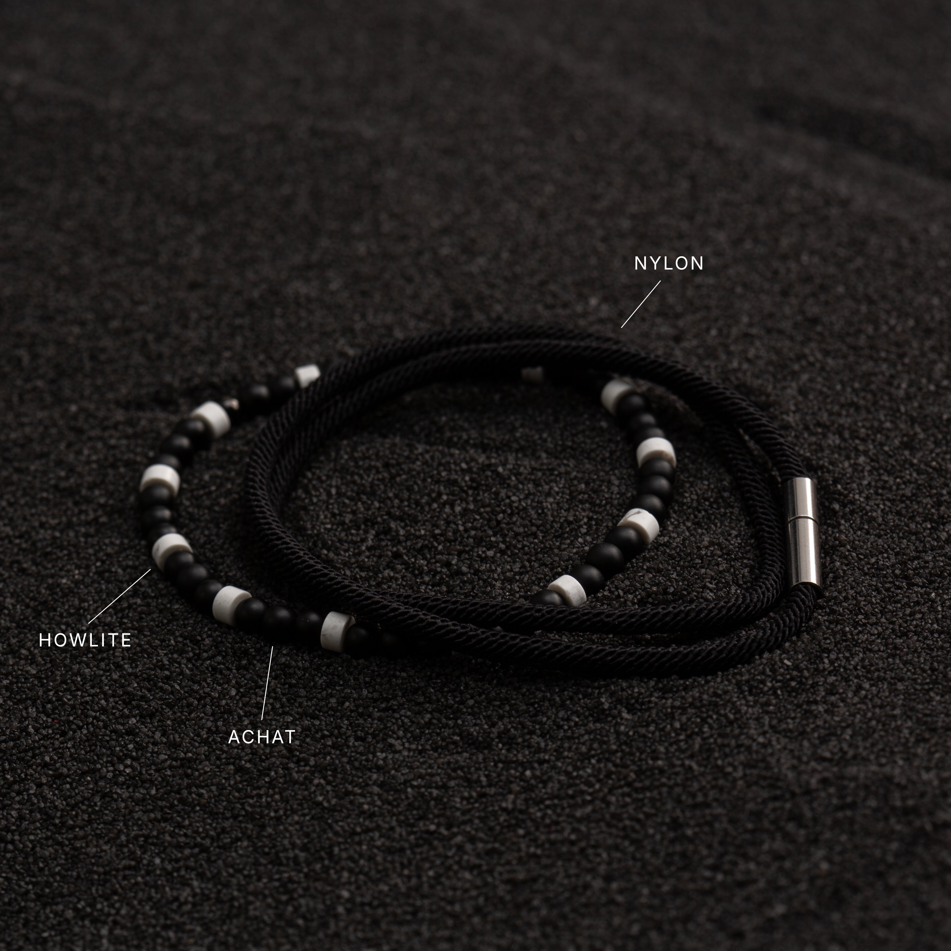 BLACK AND WHITE ARMBAND