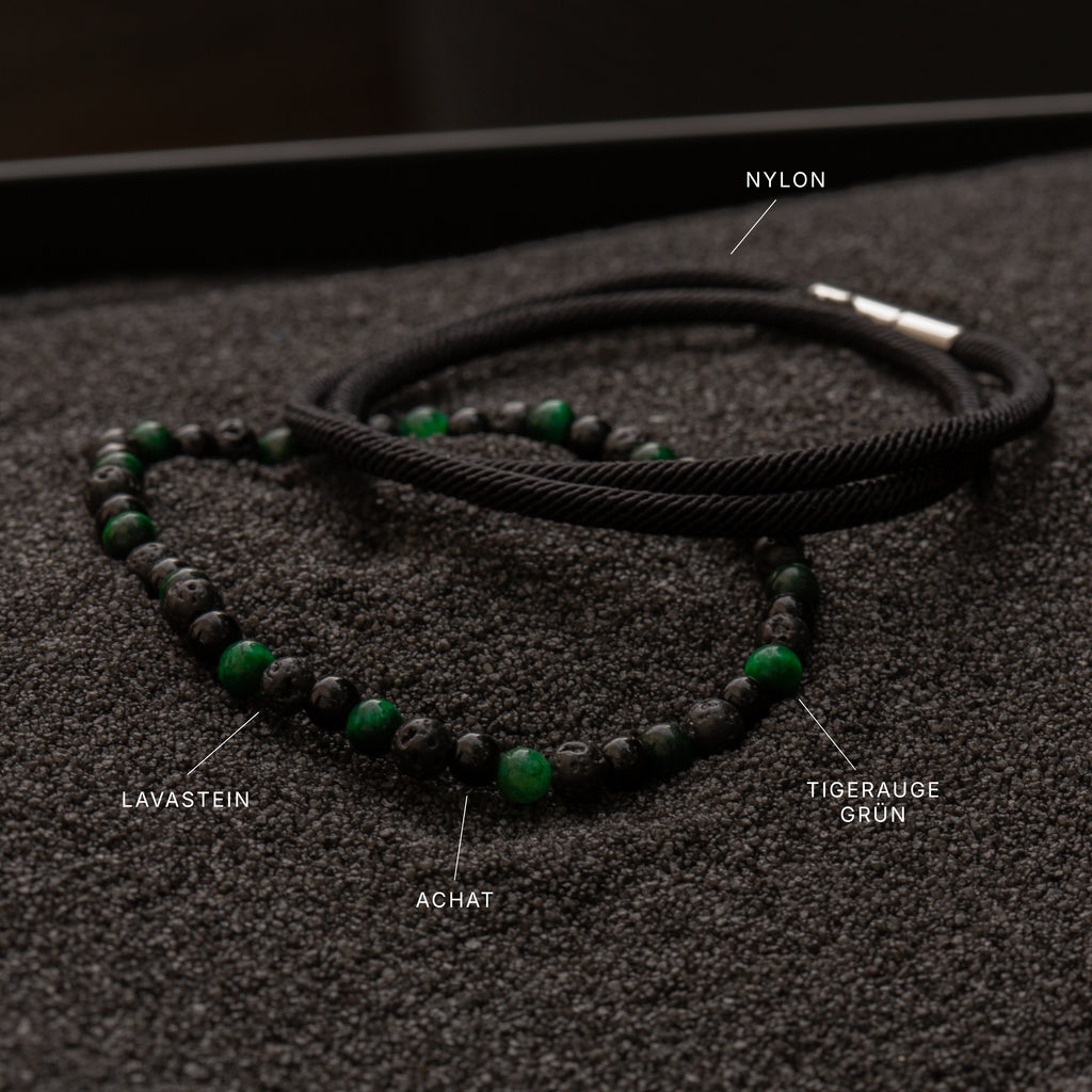 GRÜNES TIGERAUGE ARMBAND