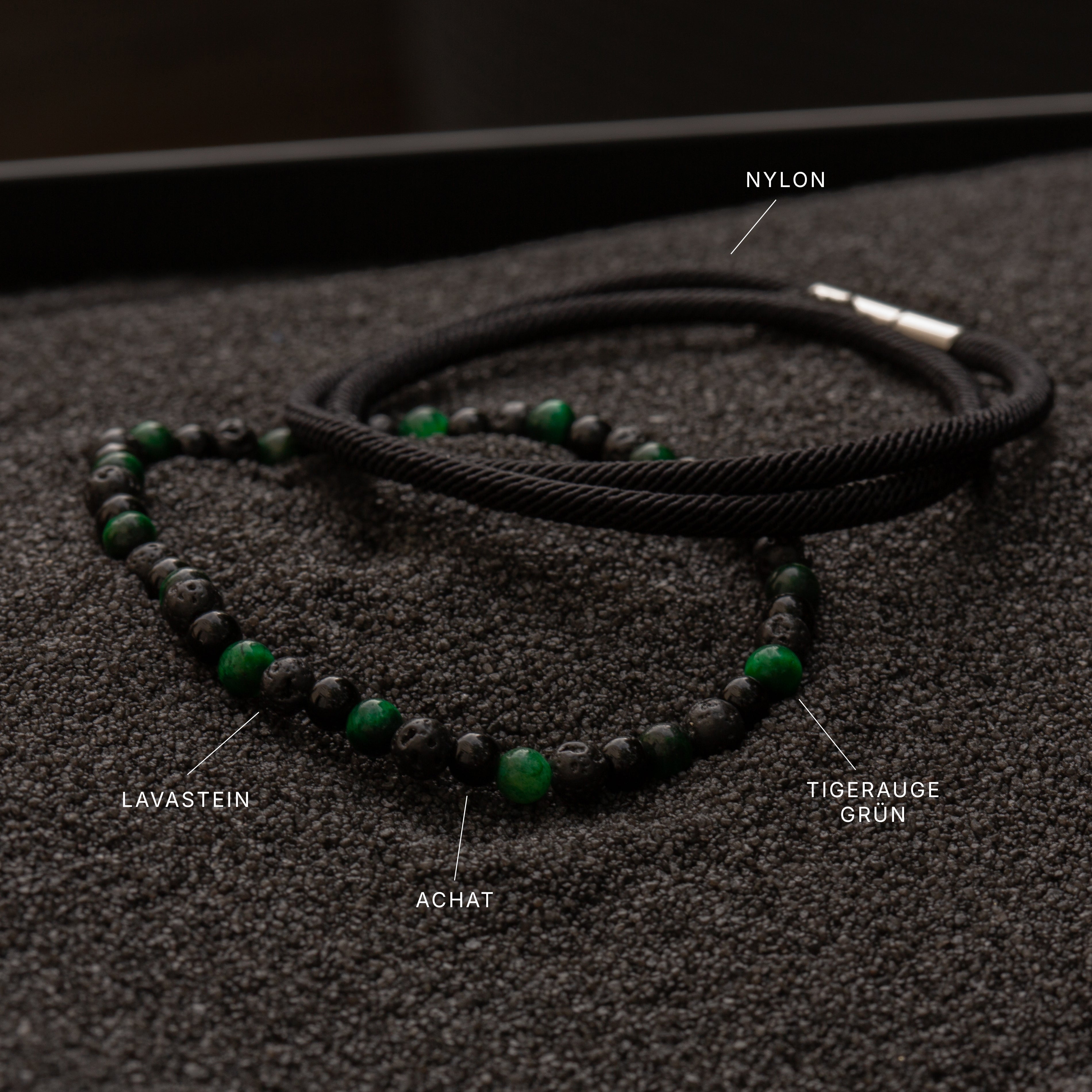 GRÜNES TIGERAUGE ARMBAND