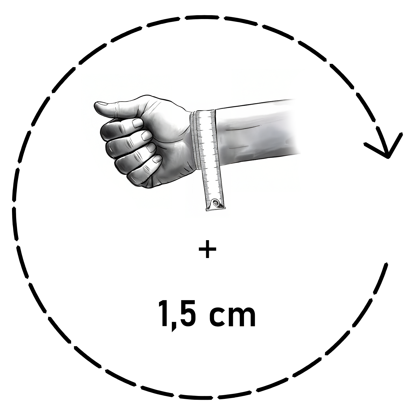 EDELSTAHL ARMBAND 7 MM