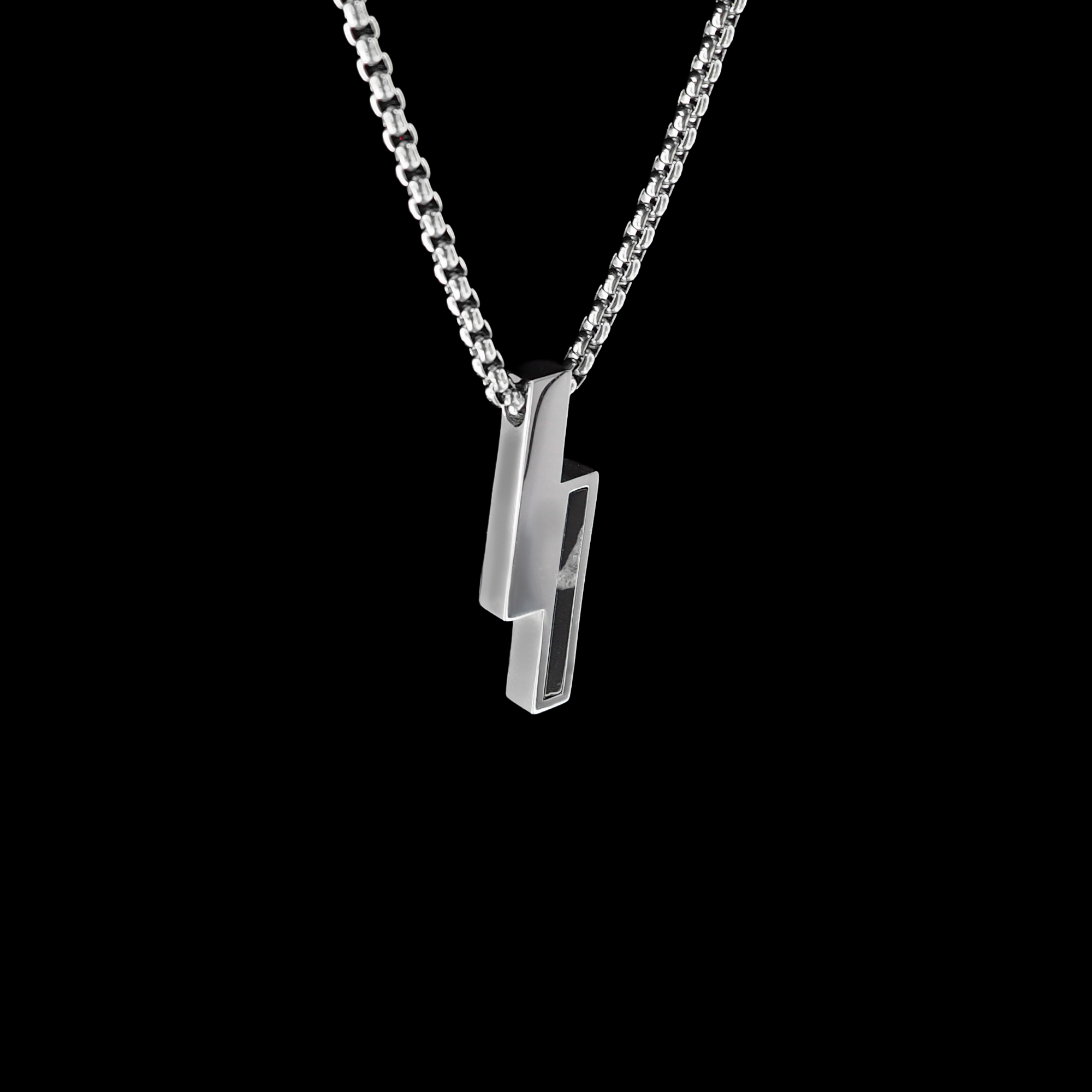 SLASH SCHWARZER MARMOR - SILBERFARBEN